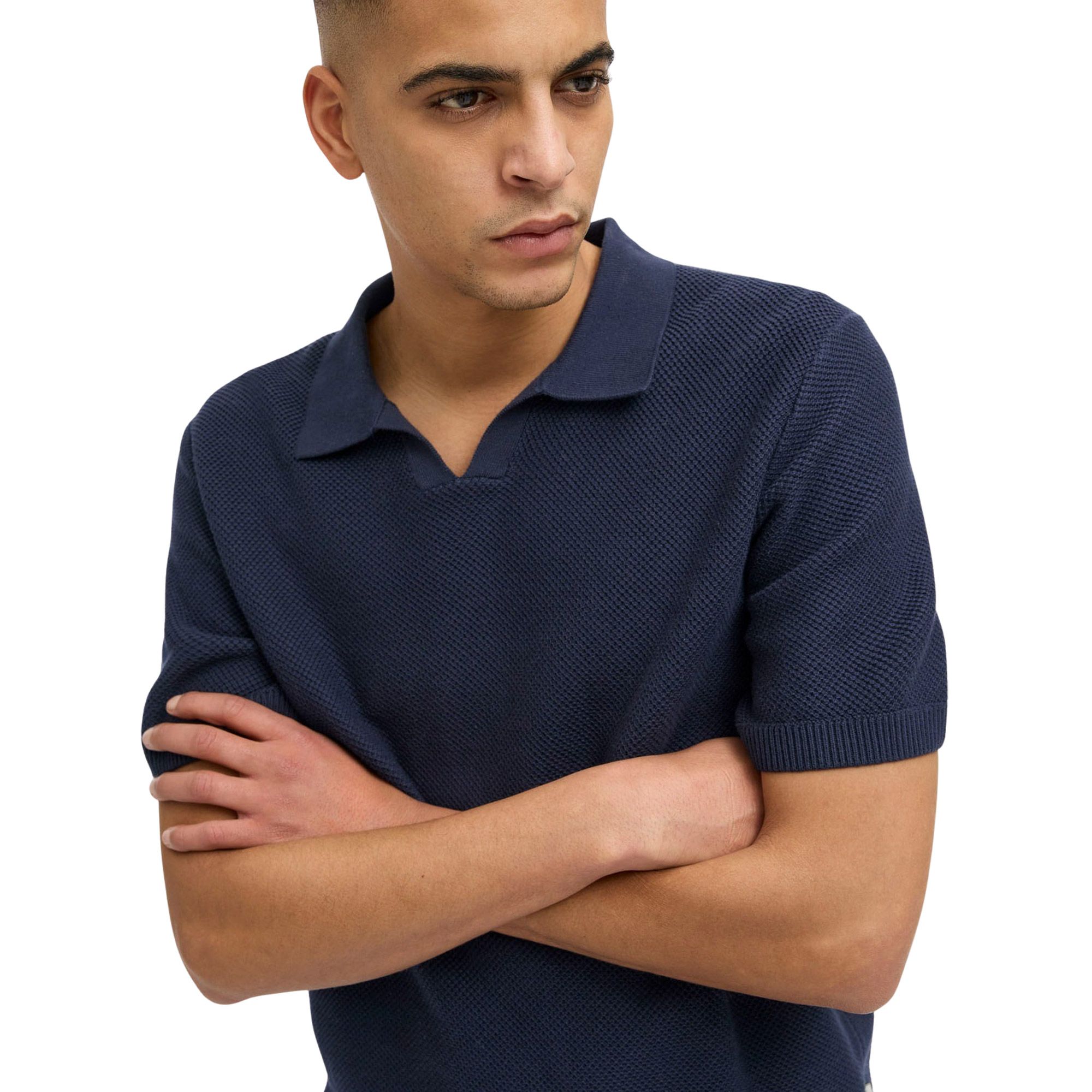 Jack & Jones Ceaston Knit Polo Shirt Men | Plutosport